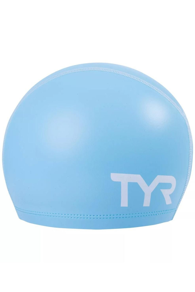 Шапочка Для Плавания Tyr Long Hair Silicone Comfort Swim Cap Голубой (Б/Р)  #1