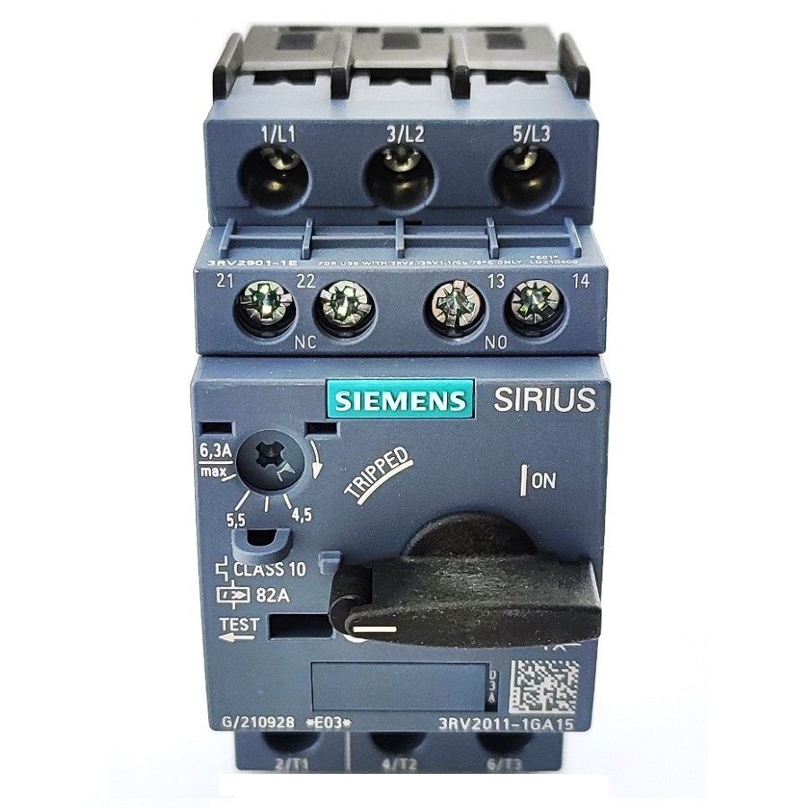 Автомат защиты двигателя SIEMENS 3RV2011-4AA15 - купить с доставкой по  выгодным ценам в интернет-магазине OZON (1271529119)