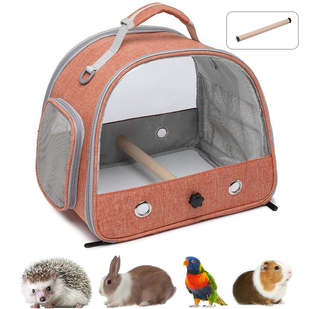 Маленькая переноска для птиц, Клетка для птиц с кронштейном/сумка для ...