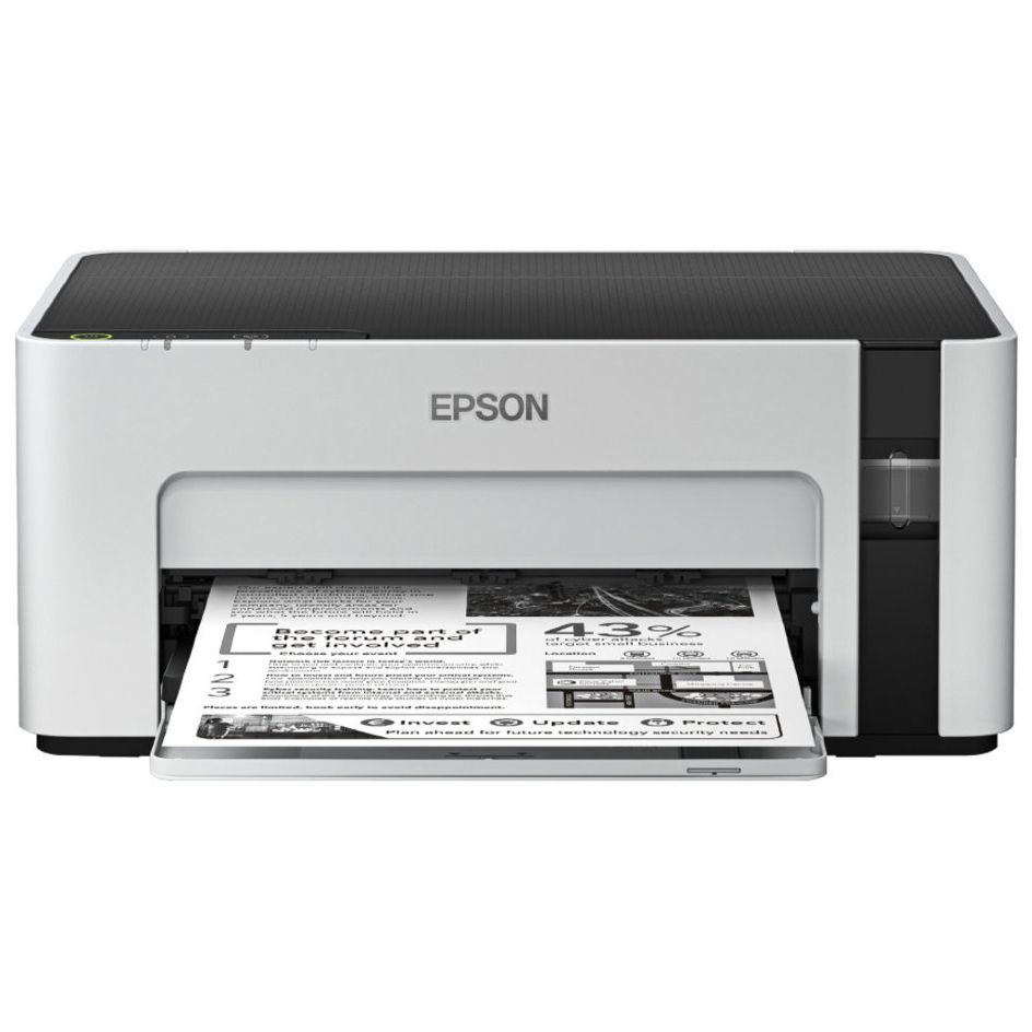 Принтер Epson M1100, Монохромный печать, купить по низкой цене: отзывы,  фото, характеристики в интернет-магазине OZON (1277033307)