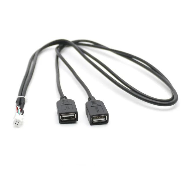 Выносной usb для магнитолы 6-pin двойной #1