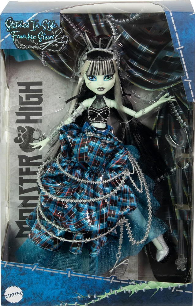 Коллекционная кукла Monster High Frankie Stein Doll with Original Sculpt  Stitched in Style Collector Doll - купить с доставкой по выгодным ценам в  интернет-магазине OZON (128280256