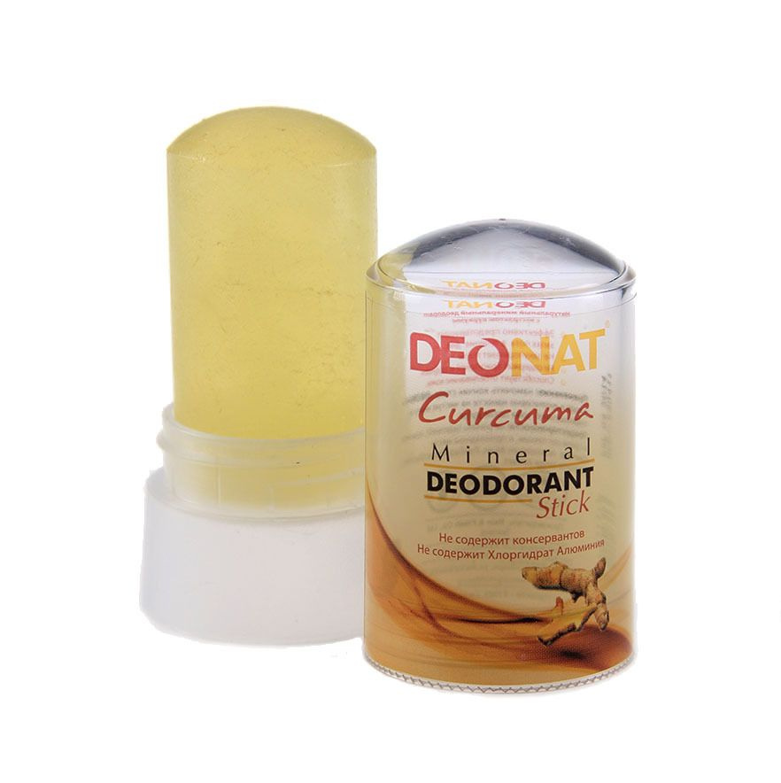 Дезодорант-Кристалл с КУРКУМОЙ , желтый стик ,60 гр. #1