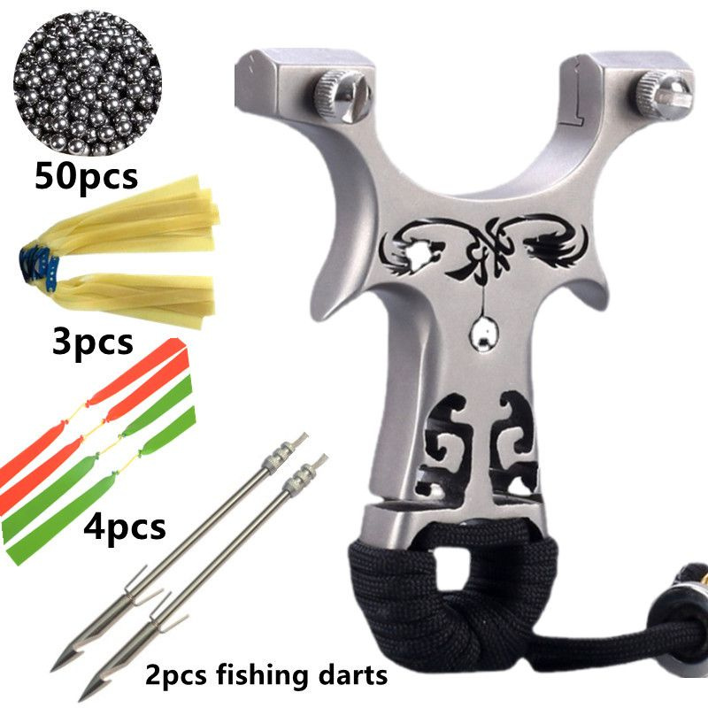 Рогатка из нержавеющей стали 304, мощный охотничий лук для улицы ...