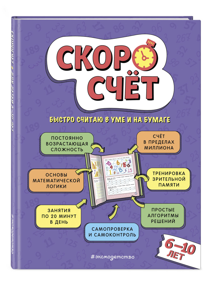Скоросчёт для детей 6-10 лет. Учимся считать быстро: сложение, вычитание, таблица умножения | Иванов #1
