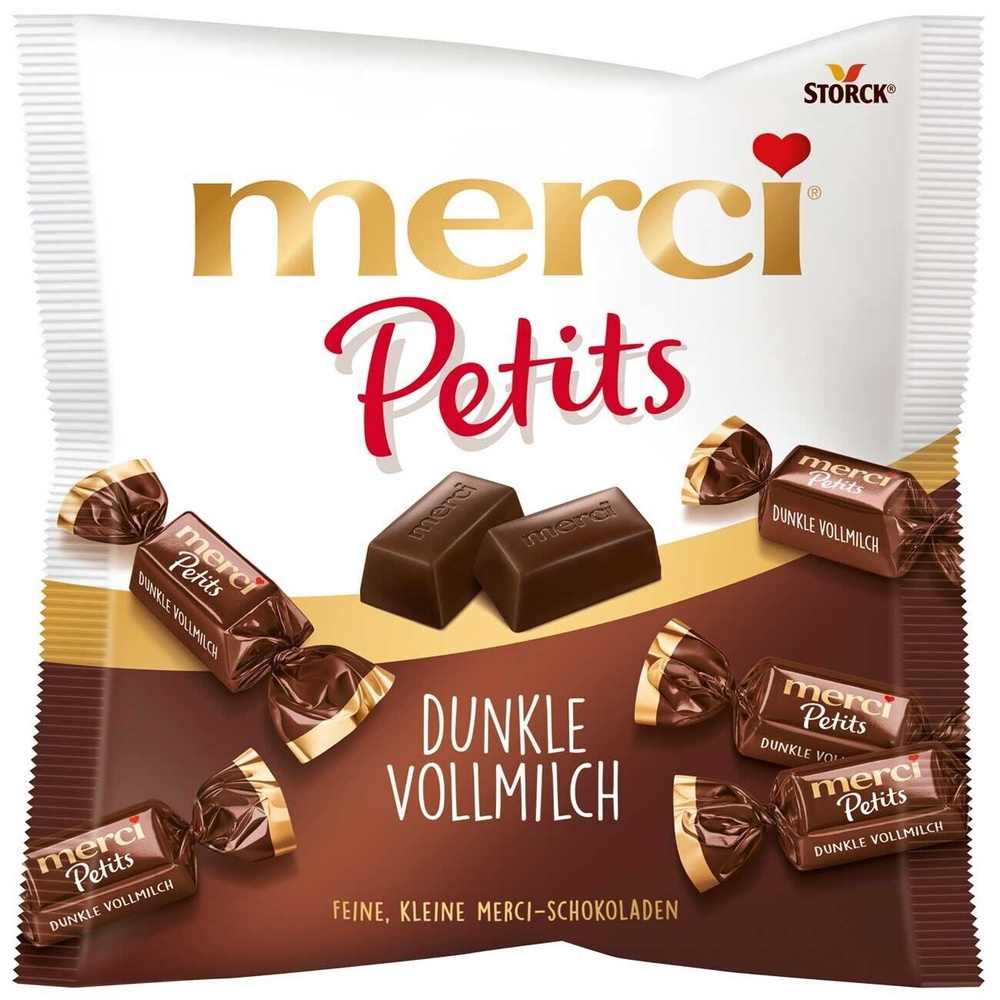 Конфеты Merci Petits Темный шоколад, 125г #1