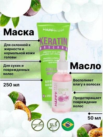 HAPPY HAIR Косметический набор для волос, 250 мл #1