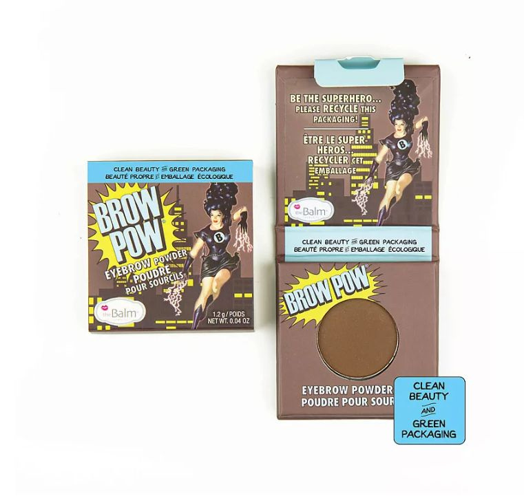 THEBALM Пудра-тени для бровей BrowPow, Light Brown 1,2 г #1