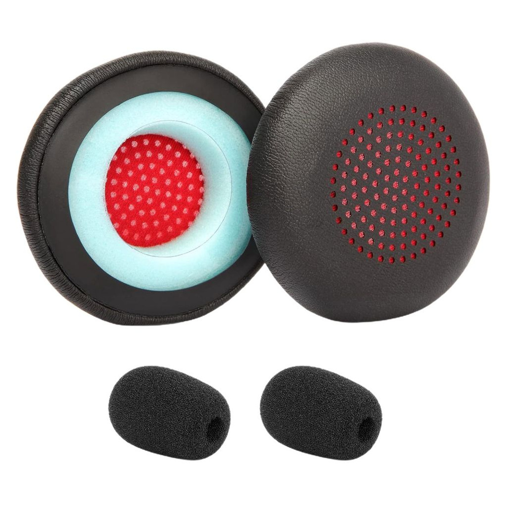 Сменные амбушюры из протеиновой кожи для наушников Plantronics Voyager ...