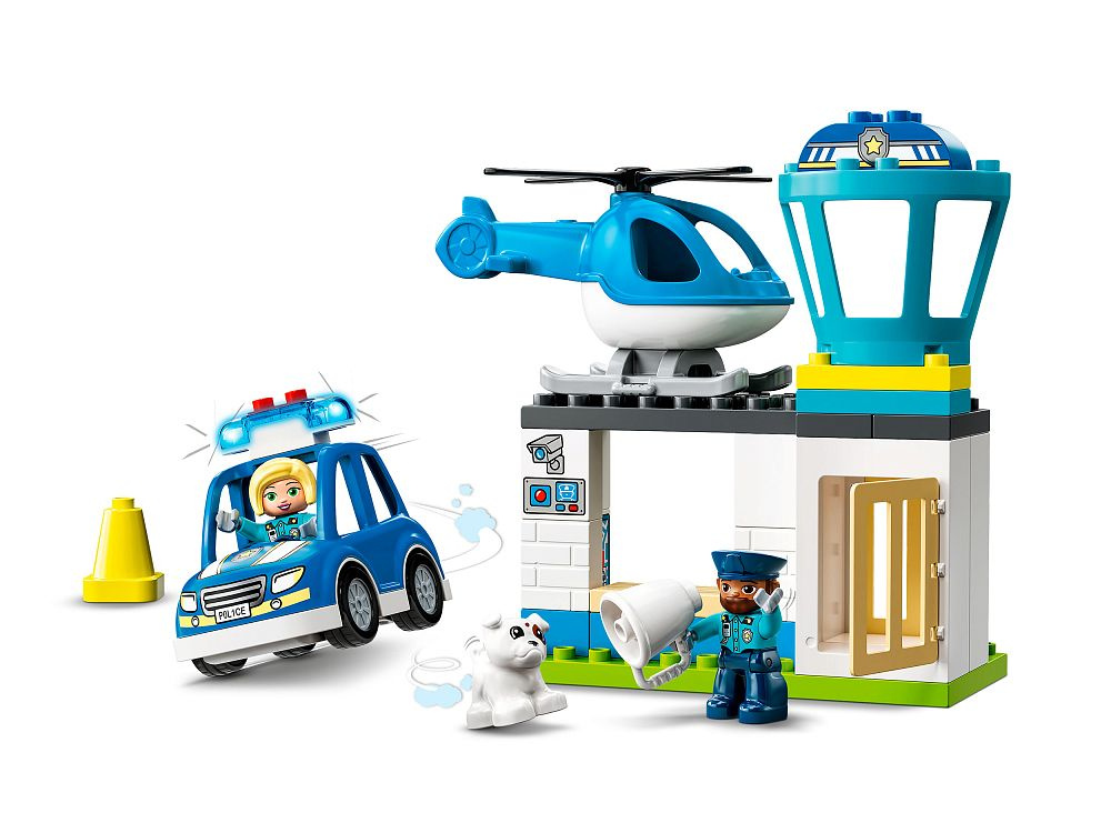 Конструктор LEGO DUPLO Полицейский участок и вертолёт - купить с ...