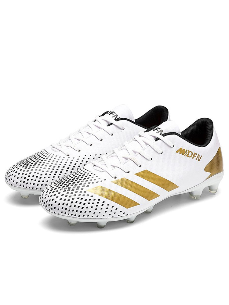 Бутсы GENOIN, 46, белый, золотой - купить по выгодной цене в интернет ...