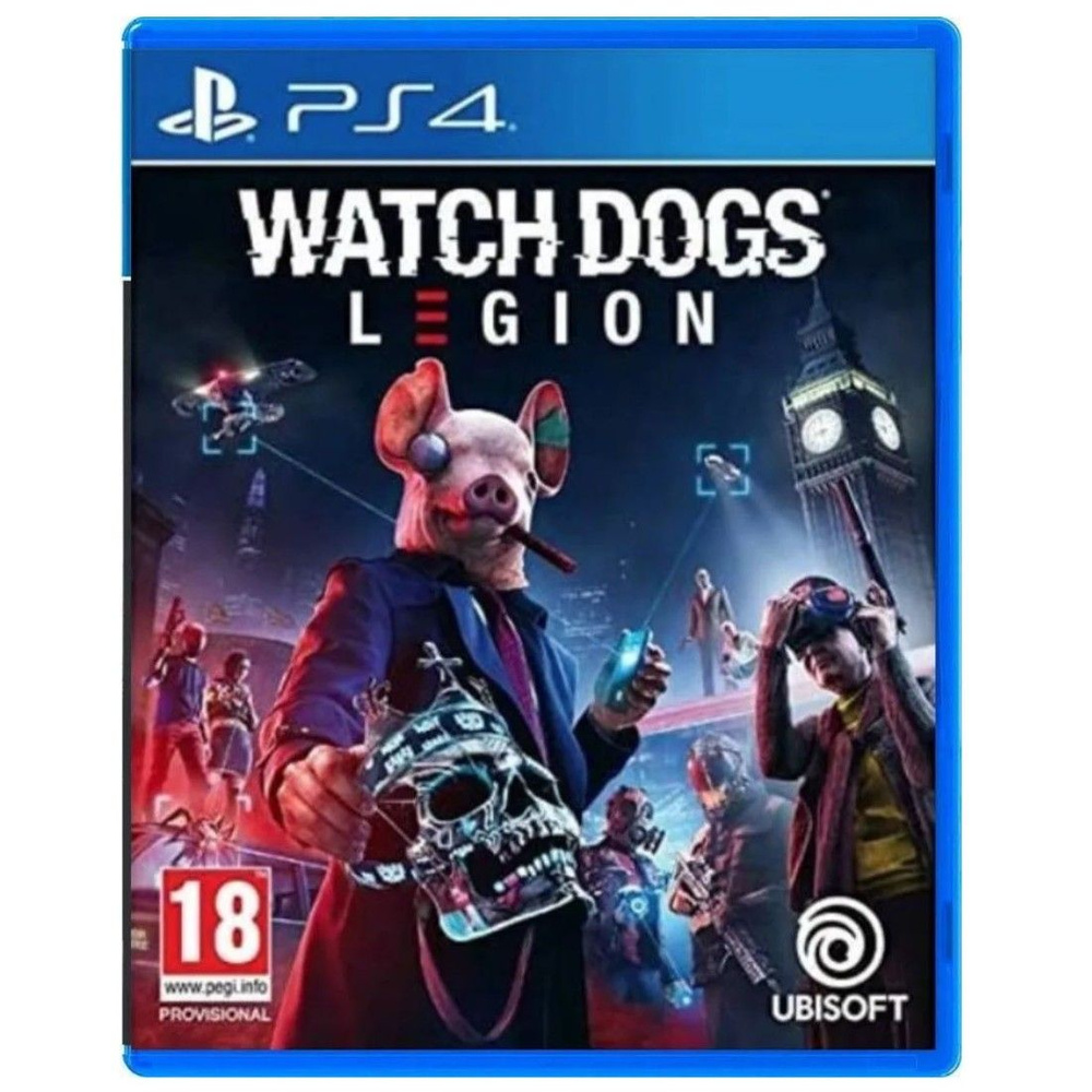 Игра Watch Dogs: Legion PS4 (PlayStation 4, Русская версия) купить по  низкой цене с доставкой в интернет-магазине OZON (1307800358)