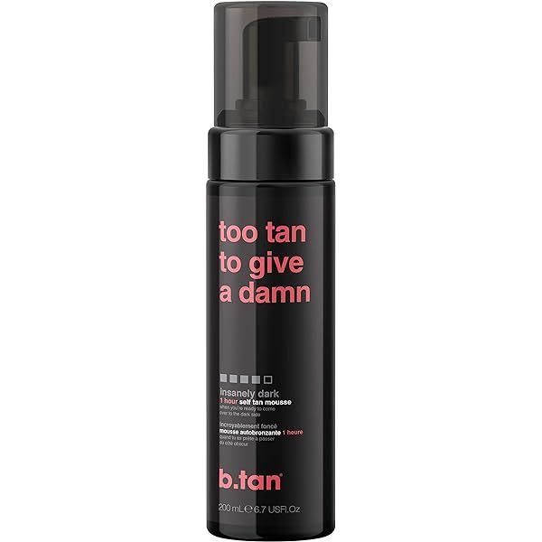 B.TAN Мусс-Автозагар для тела Too Tan To Give A Damn Self Tan Mousse ...