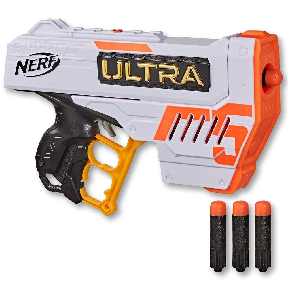 Игрушка Бластер Нерф Элит (Nerf Blasters) - Ultra Five E9593 - купить с  доставкой по выгодным ценам в интернет-магазине OZON (1403265384)