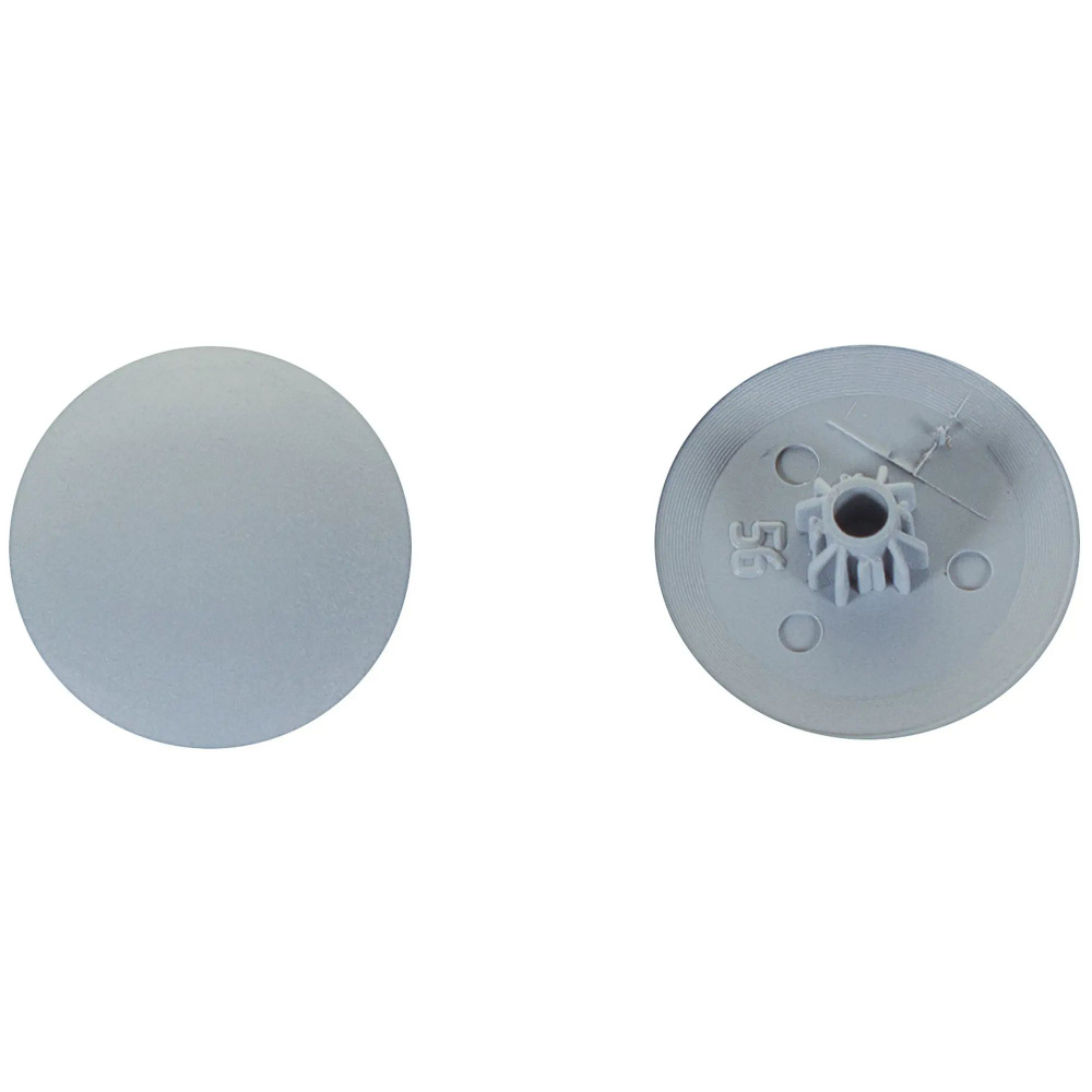 Заглушка на шуруп-стяжку Hex 5 мм полиэтилен цвет серый, 40 шт.  #1