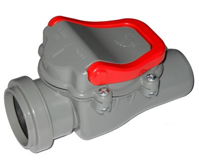 Клапан обратный для внутренней канализации 50 мм #1