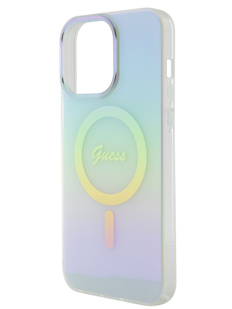 Чехол Guess PC/TPU MagSafe на Apple iPhone 15 Pro, для Айфон 15 Про ударопрочный, с защитой камеры, с #1