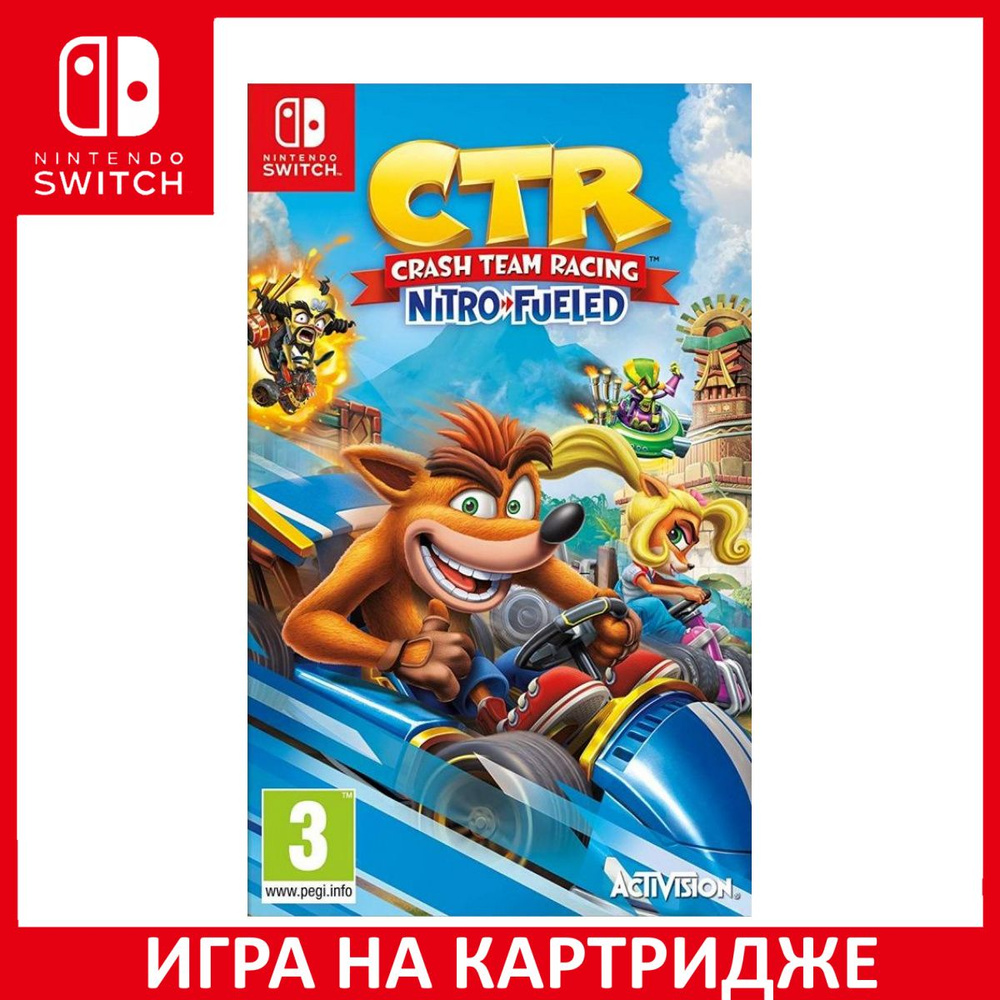Игра Crash Team Racing Nitro-Fueled (Nintendo Switch, Английская версия ...