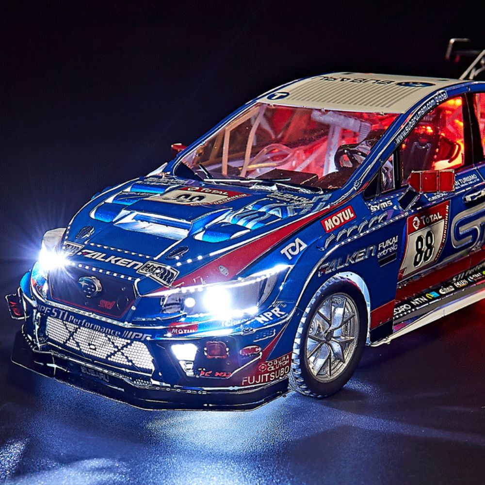 Металлическая сборная модель автомобиля, IRON STAR "SUBARU WRX STI NBR ...