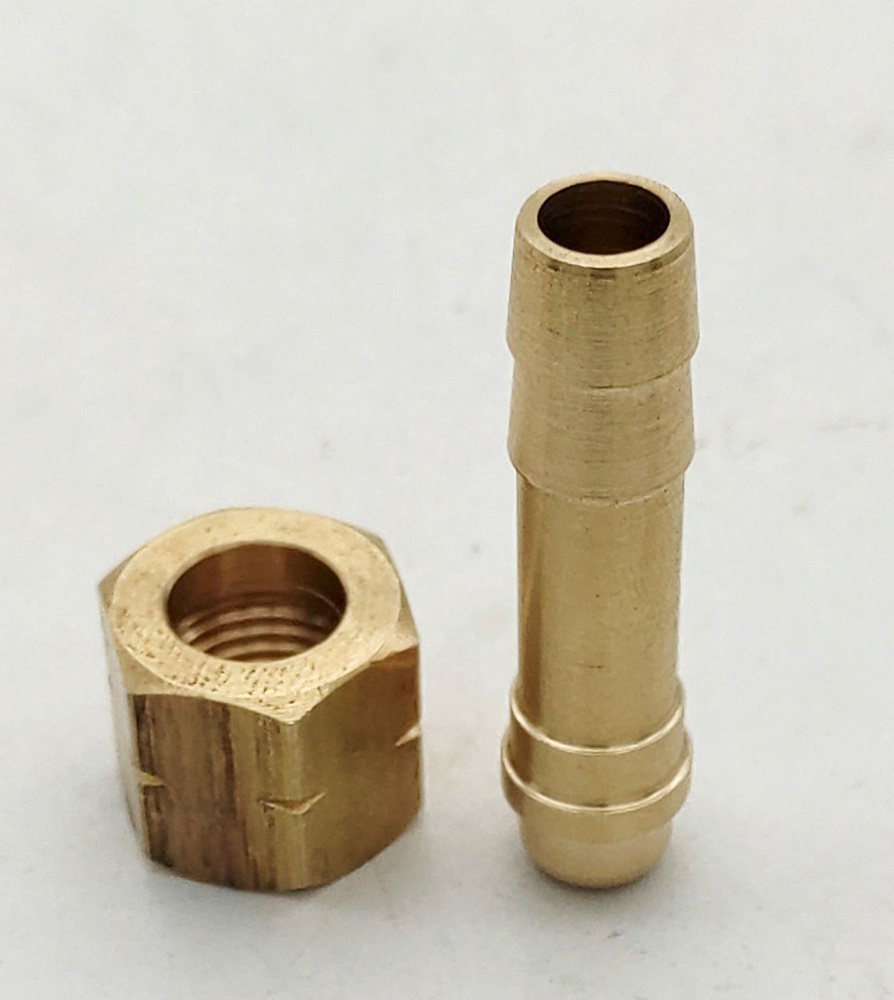 Штуцер шланга с гайкой UEM G1/4LH-9 купить по низкой цене в интернет ...