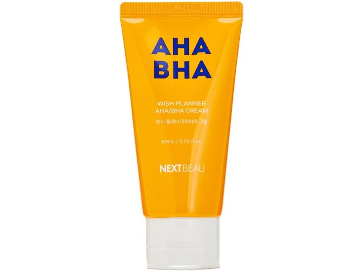 Крем с AHA/BHA кислотами для проблемной кожи NEXTBEAU Wish Planner AHA ...