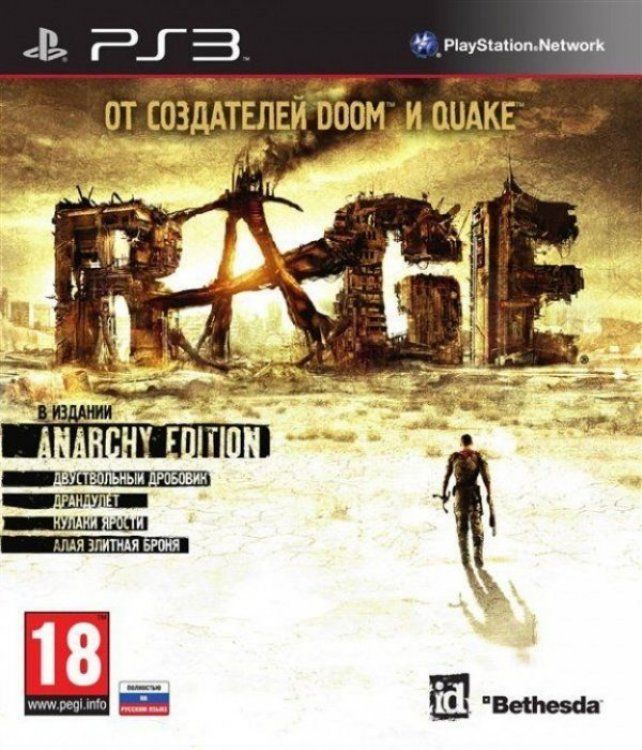 Игра RAGE Anarchy Ed Русская (PlayStation 3, Русские субтитры) #1