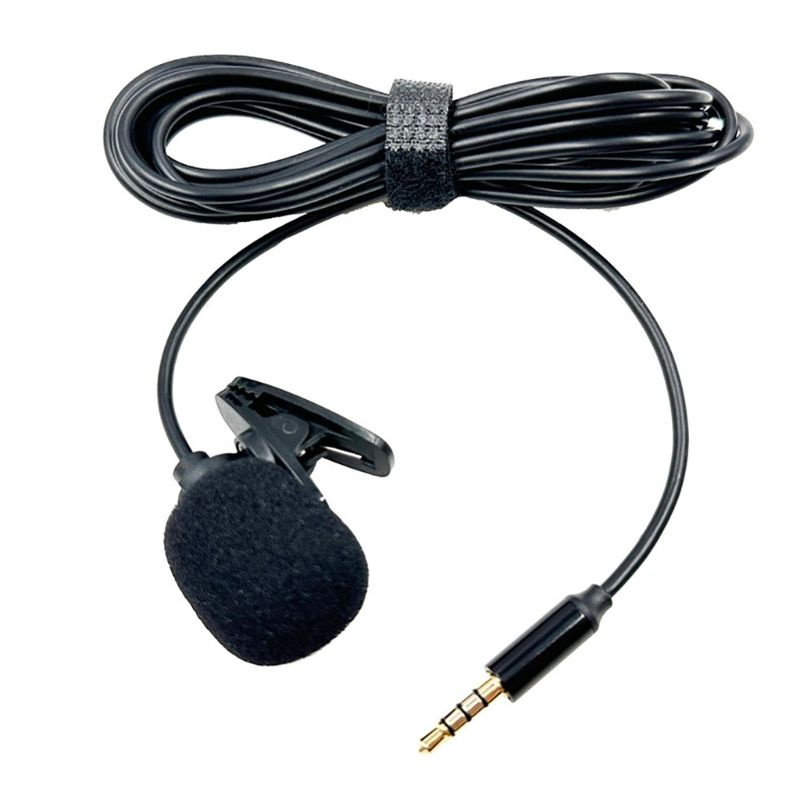 Профессиональный петличный микрофон с зажимом и шумоподавлением, четкая ...