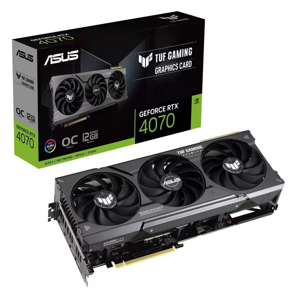 Видеокарта ASUS GeForce RTX 4070, 12 ГБ GDDR6X - купить по низким ценам ...