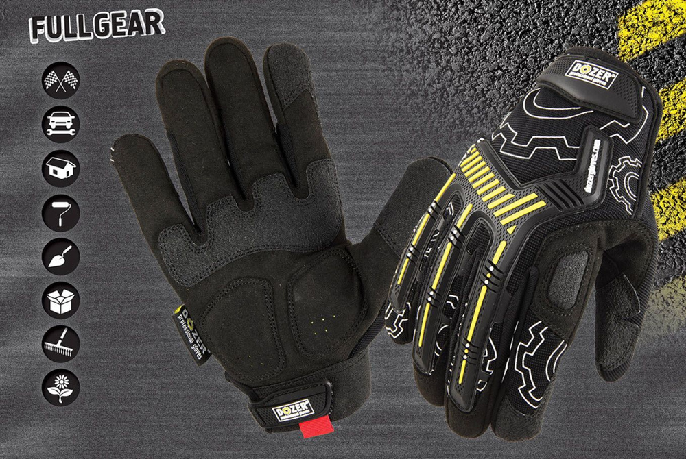 DOZER professional gloves Перчатки защитные, размер: L, 1 пара #1
