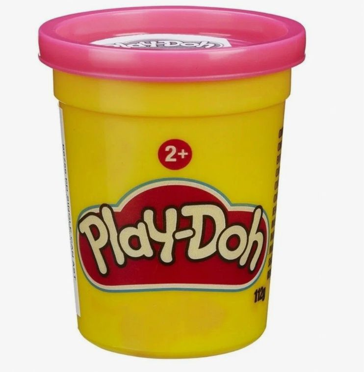 Play-Doh Масса для лепки Баночка розовая B6756 #1