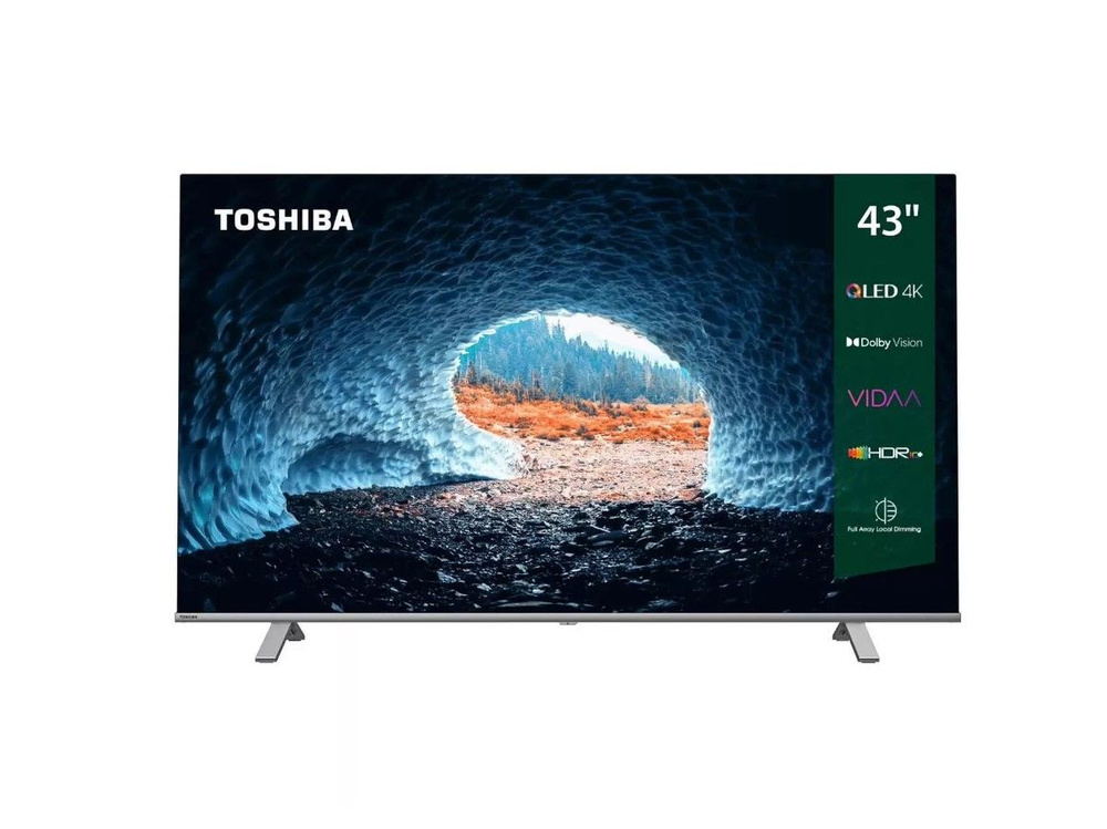 Toshiba Телевизор 43" 4K UHD, черный матовый #1