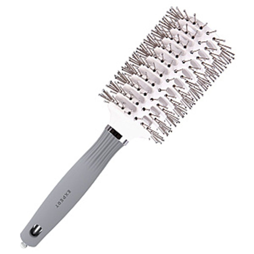 Брашинг нейлон для укладки волос Olivia Garden EXPERT BLOWOUT VENT Double Bristles White&Grey (45 мм) #1