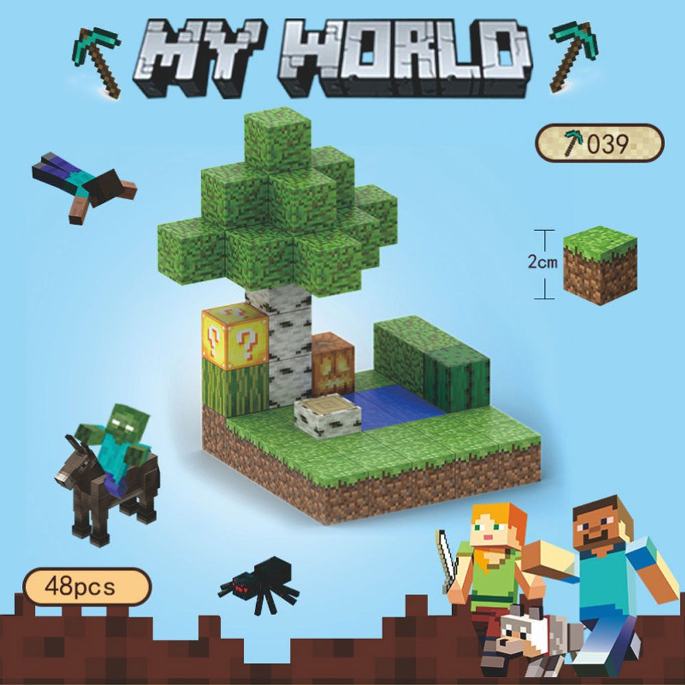 Магнитный Конструктор Майнкрафт набор детали фигурок Игрушка Minecraft My  World ,Комплект из магнитных блоков - купить с доставкой по выгодным ценам  в интернет-магазине OZON (1449042755)