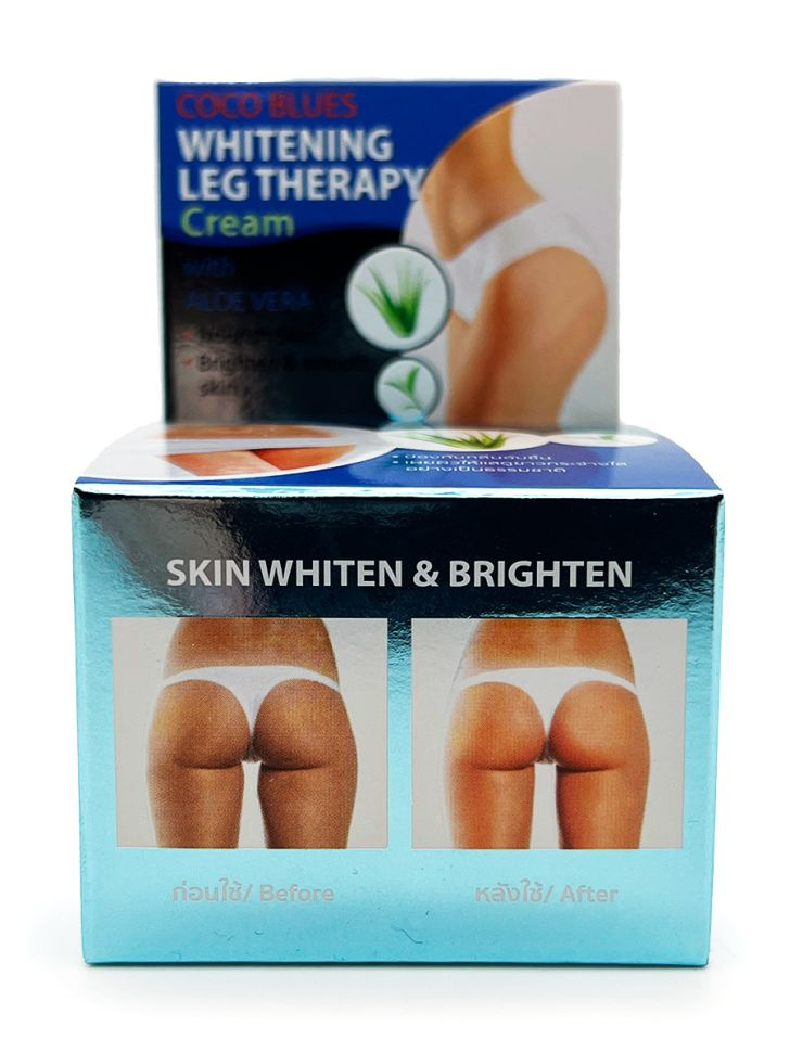 Coco Blues Крем для ног и бедер отбеливающий Whitening Leg Therapy Cream, 5 г  #1