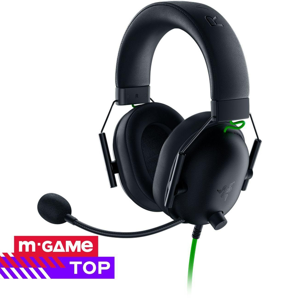 Razer Наушники проводные с микрофоном, 3.5 мм, черный #1