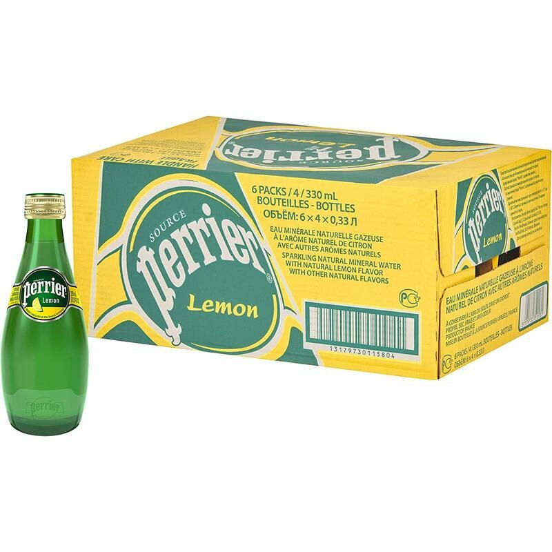 Напиток газированный Perrier с лимонным вкусом 0.33 л в стеклянной ...