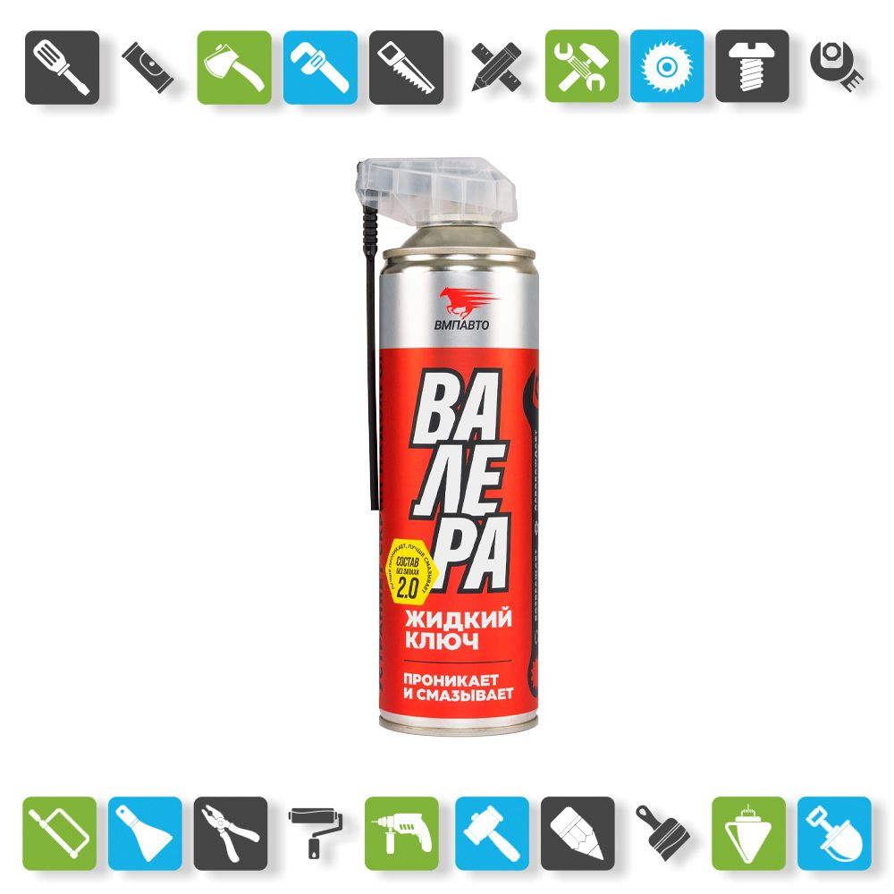 Жидкий ключ Валера, флакон-аэрозоль, 0,65 л - купить в интернет ...