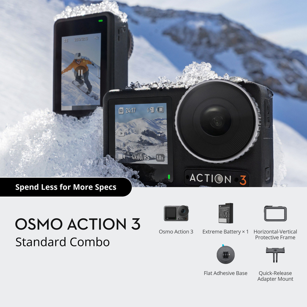 Экшн-камера DJI Osmo Action 3 Adventure Combo купить по выгодной цене в ...