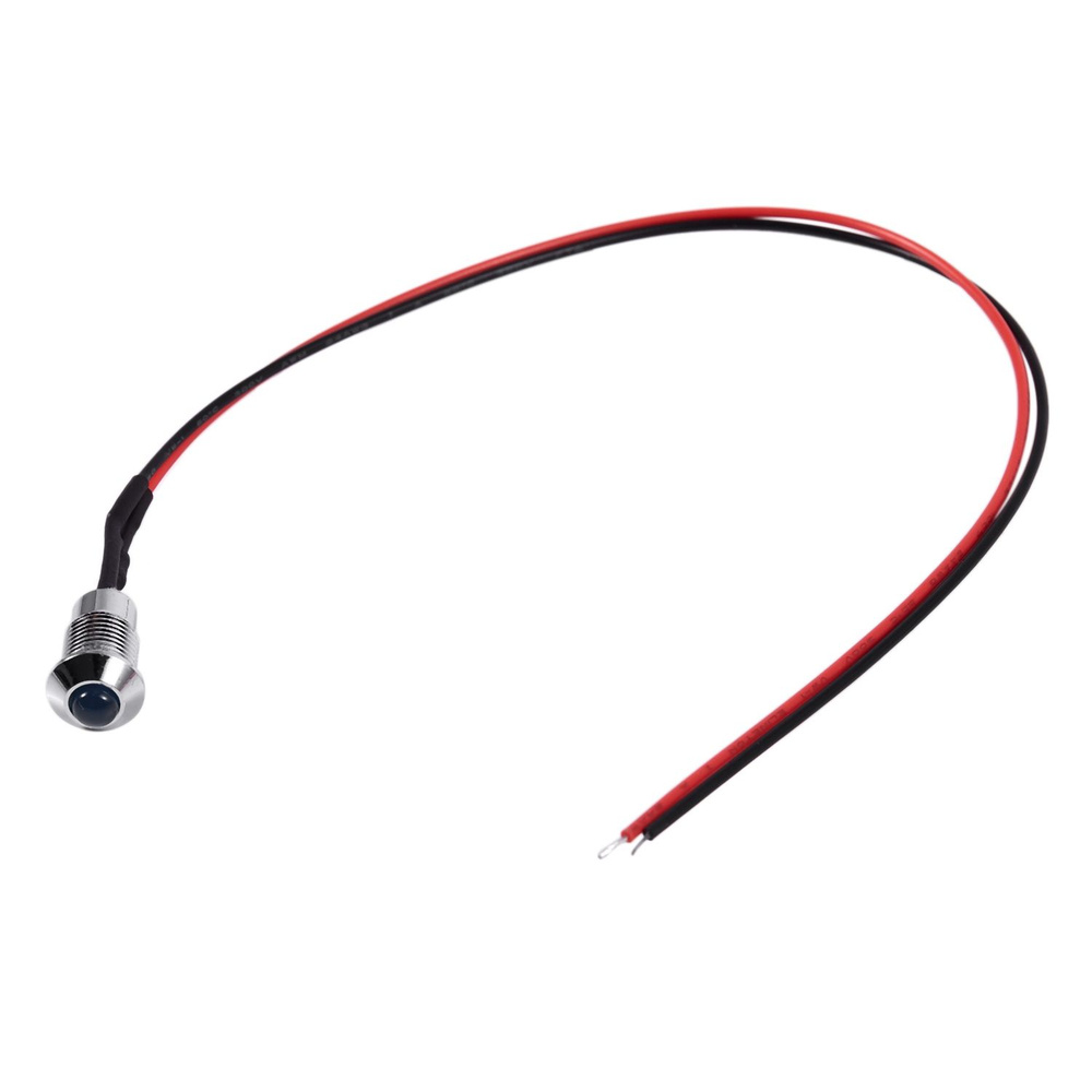 8 мм 12 В Автомобильный светодиодный индикатор на приборной панели ...