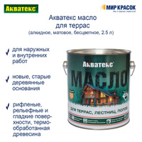 Масло для садовой мебели akvateks