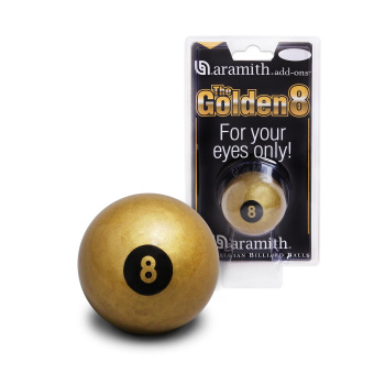 Aramith Golden 8 Ball - Ozone Billiards