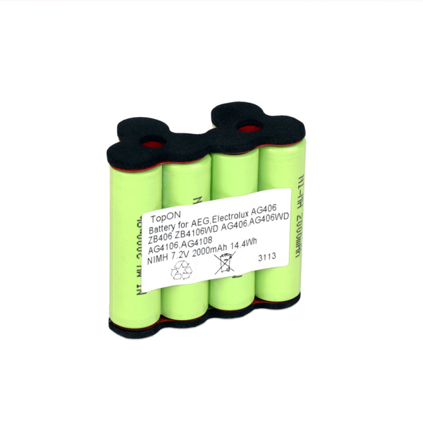 Batterie 7,2V 2000mAh NiMH Pour Aspirateur AEG Electrolux Rapido ZB4106 - Neuve