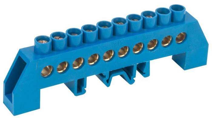 Шина нулевая 8х12мм 10 групп в комб DIN-изоляторе "Стойка" (на ...