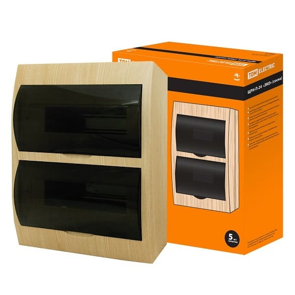 Бокс ЩРН-П TDM Эко (сосна), 24 модуля, навесной, пластик, IP40 - купить ...