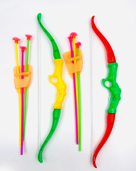 Лук со стрелами-присосками разноцветный - купить с доставкой по ...