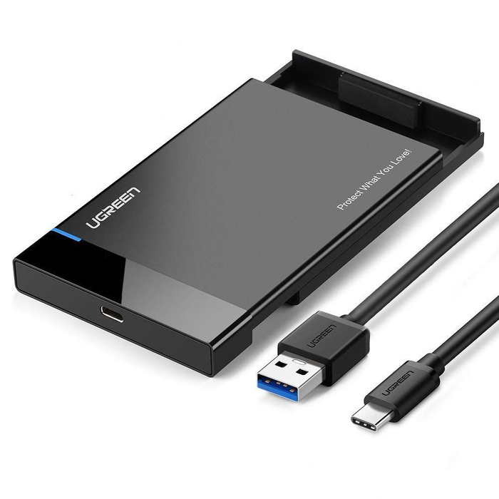 Внешний корпус для жесткого диска UGREEN US221 (50743) USB-C 3.1 to 2.5 ...