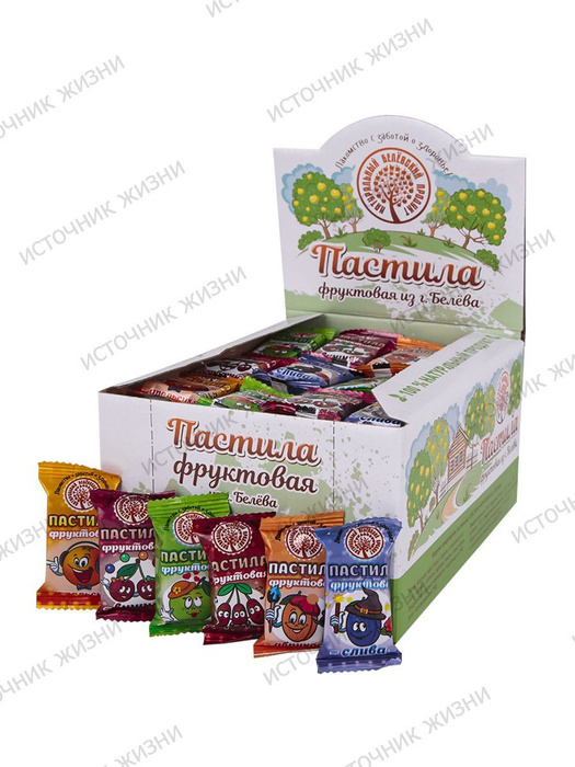 Пастила без сахара фруктовая белевская ассорти 1500 гр - купить с ...