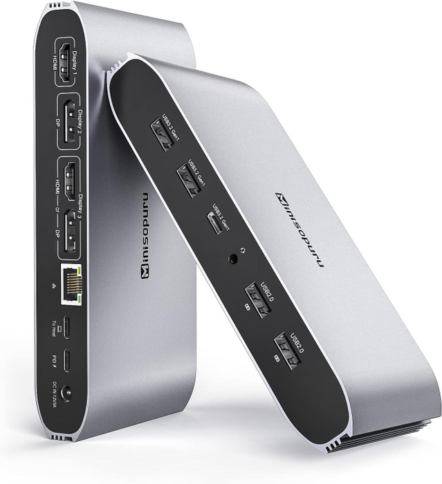 DisplayLink Triple Display Docking Station для MacBook M1/M2/Windows