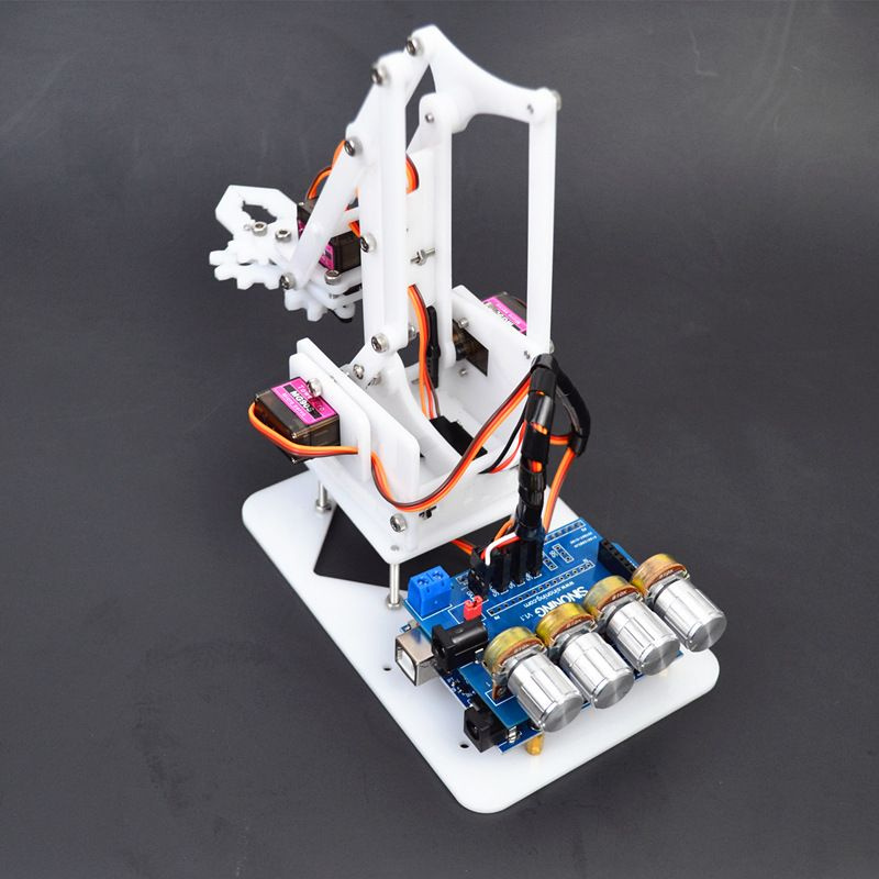 Набор для сборки и моделирования на базе Arduino UNO "Робот-манипулятор ...