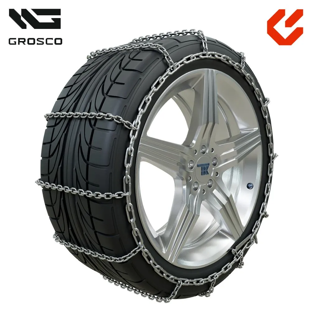 Цепи противоскольжения 255/45 R18 Лесенка 6 мм. Комплект 2 шт (13 кг) для легковых автомобилей, 2 шт, 13 кг, фото 2
